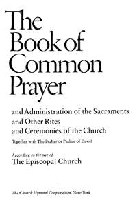 1979 Book of Common Prayer